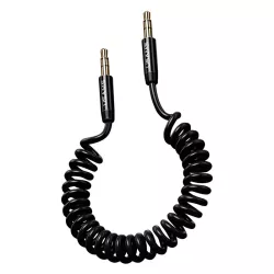 Καλώδιο Ήχου 3.5mm Spiral Hi-Fi SJ256 1.2m Μαύρο USAMS