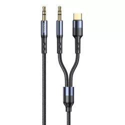 Καλώδιο Ήχου 3.5mm Σε USB-C & 3.5mm US-SJ555 1.2m USAMS