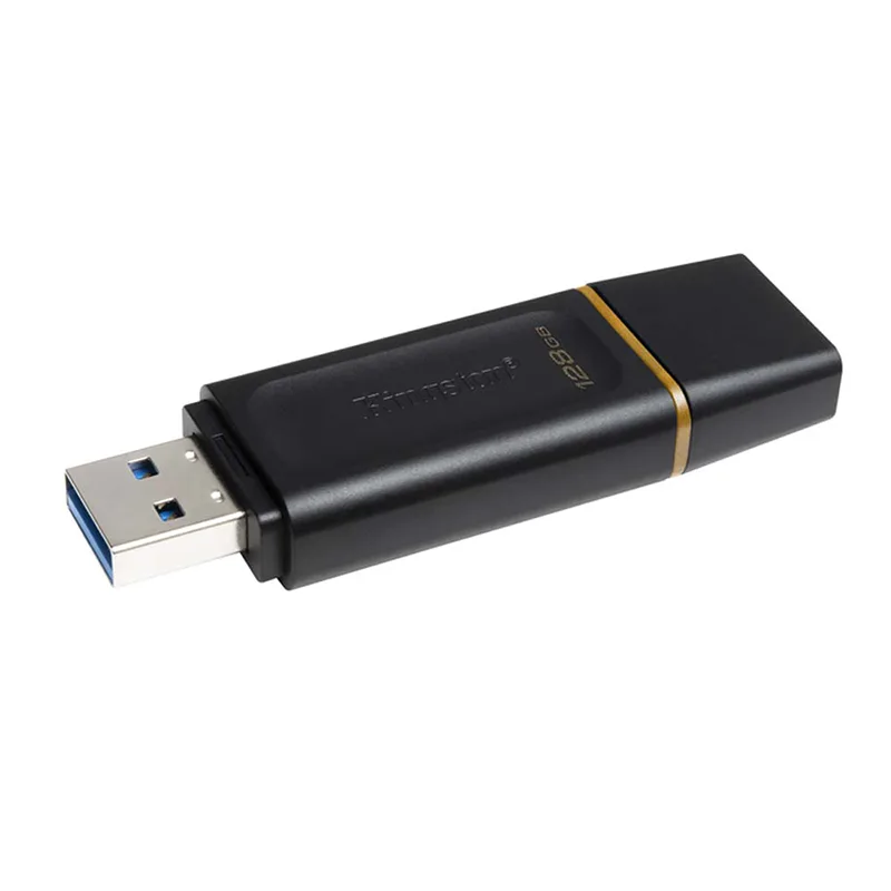 USB Flash Drive 128GB USB 3.2 Μαύρο Κίτρινο Kingston Exodia USB Flash Drive 128GB USB 3.2 Μαύρο Κίτρινο Kingston Exodia