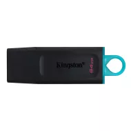 USB Flash Drive 64GB USB 3.2 Gen 1 Μαύρο-Μπλε Kingston DataTraveler Exodia DTX/64GB