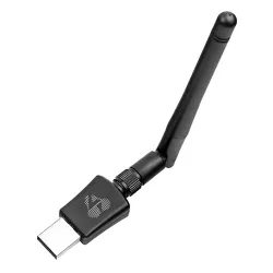 USB Wi-Fi Dual Band 600Mbps Με Κεραία Μαύρο POWERTECH PT-1042