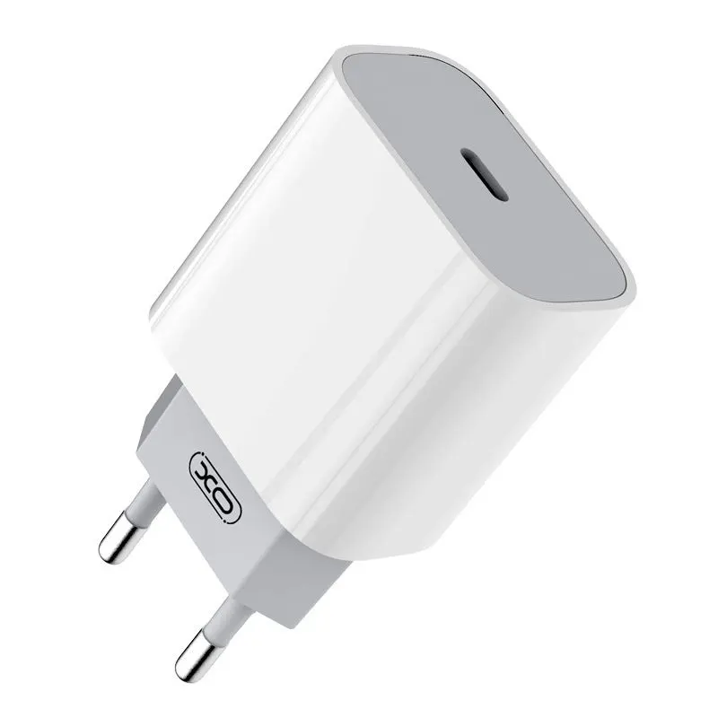 Φορτιστής Πρίζας XO L77 EU 20W PD USB-C Γρήγορης Φόρτισης Λευκός Φορτιστής Πρίζας XO L77 EU 20W PD USB-C Γρήγορης Φόρτισης Λευκός