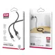 XO NB208 Καλώδιο Μαύρο Type-C Liquid Silicone Γρήγορη Φόρτιση & Δεδομένα 1m XO NB208 Καλώδιο Type-C Liquid Silicone 1m Μαύρο – Γρήγορη Φόρτιση & Δεδομένα