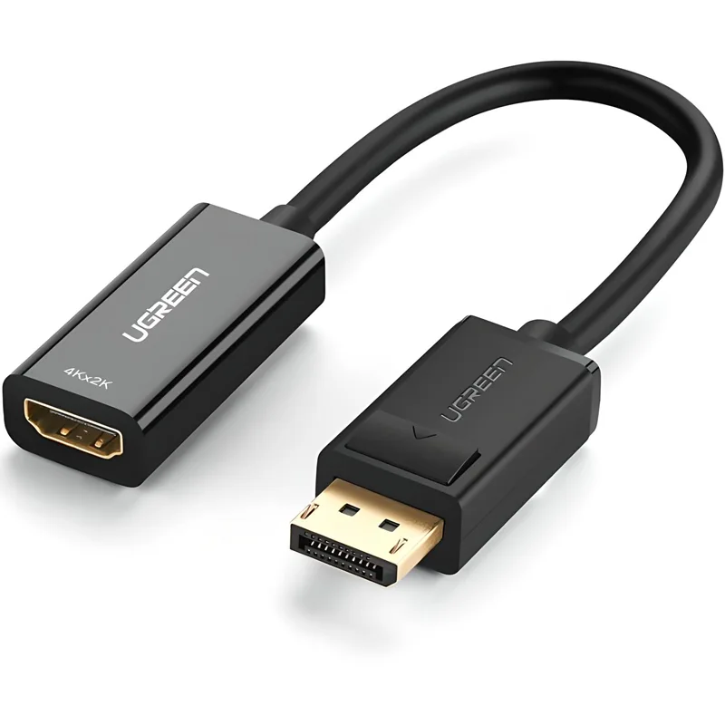 Μετατροπέας DisplayPort Αρσενικό Σε HDMI Θηλυκό 1080p Τροφοδοσία USB Μαύρος UGREEN MM137 40362