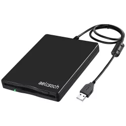 Εξωτερικό USB Floppy Drive External 3.5" 1.44MB Μαύρο Aelrsoch RQ-001