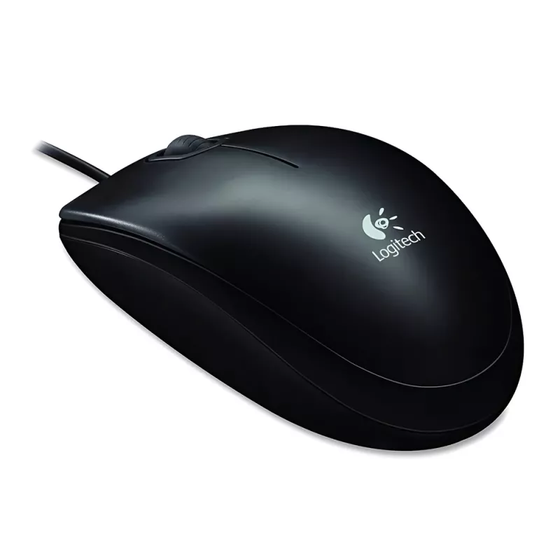 Ποντίκι Ενσύρματο Οπτικό 1000DPI Μαύρο Mouse Logitech B100