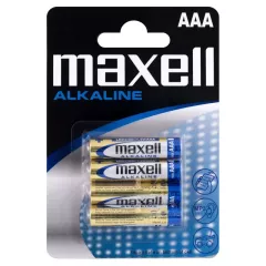 Μπαταρίες Αλκαλικές AAA 1.5V Blister 4τεμ Maxell LR03