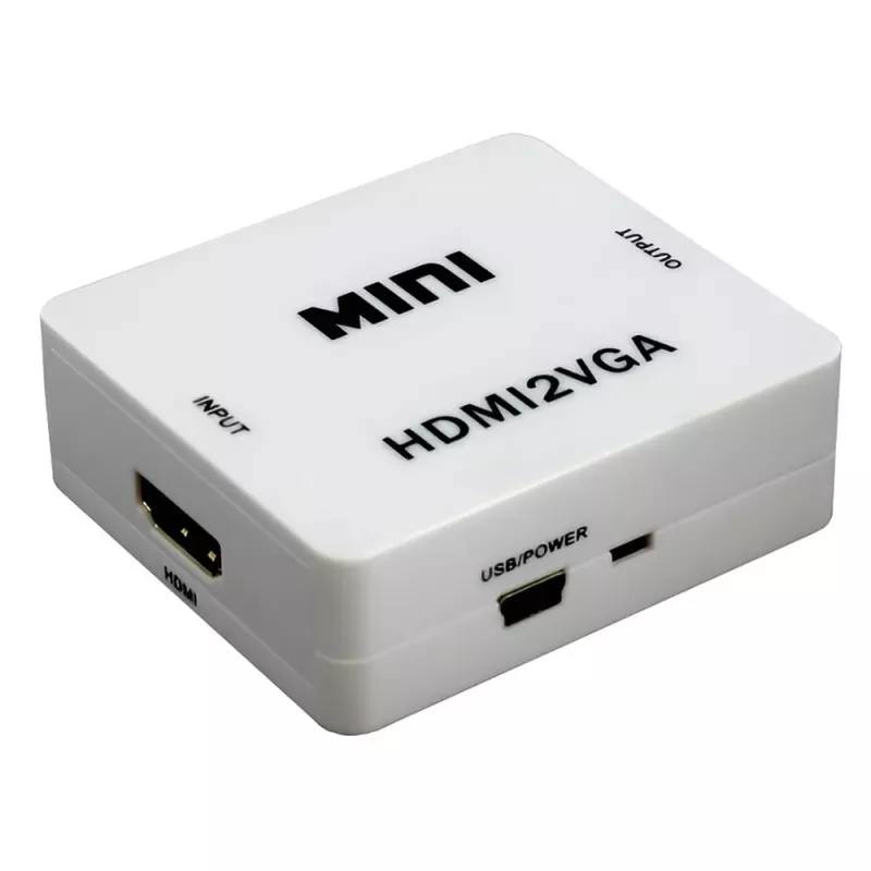 Μετατροπέας HDMI Σε VGA Με Ήχο Καλώδιο 0.2m Λευκό
