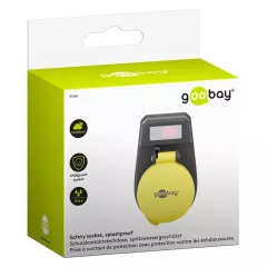 Αντάπτορας Ρεύματος Schuko Διακόπτης ON/OFF 16A IP44 Μαύρος Goobay 41266