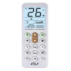 Universal Τηλεχειριστήριο Κλιματιστικών Φωτιζόμενη Οθόνη LCD K-2080E