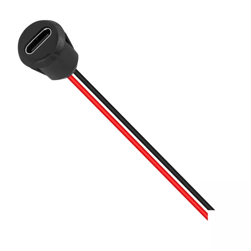 Βύσμα USB Type-C Θηλυκό Pigtail 2 Pin 10 cm