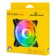 Ανεμιστήρας Κουτιού PC 120mm RGB LED 1200RPM 3-Pin Molex Powertech PT-1284