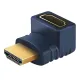 Αντάπτορας HDMI Αρσενικό Σε HDMI Θηλυκό Γωνιακός 90 4K Μπλε Cabletime AV599 Αντάπτορας HDMI Αρσενικό Σε HDMI Θηλυκό Γωνιακός 90 4K Μπλε Cabletime AV599