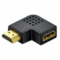 Αντάπτορας HDMI Αρσενικό Σε Θηλυκό 270 Left/Right Angle Με Επίχρυσες Επαφές