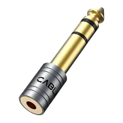 Αντάπτορας Ήχου Stereo 6.3mm Σε 3.5mm Cabletime CT-6M3F-AG