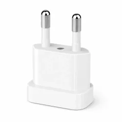 Αντάπτορας Πρίζας US Σε EU 4.8mm Λευκός Powertech PT-927
