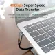 Αντάπτορας USB-C Γωνιακός USB4 240W 40Gbps 8K Γκρι Cabletime CT-OTG42-AG
