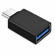 Αντάπτορας USB-C Σε USB 3.0 Θηλυκό 5Gbps Μαύρο Powertech CAB-UC057