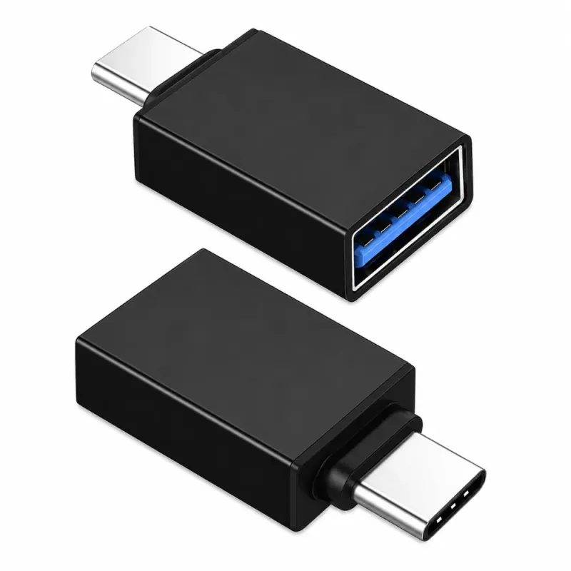 Αντάπτορας USB-C Σε USB 3.0 Θηλυκό 5Gbps Μαύρο Powertech CAB-UC057