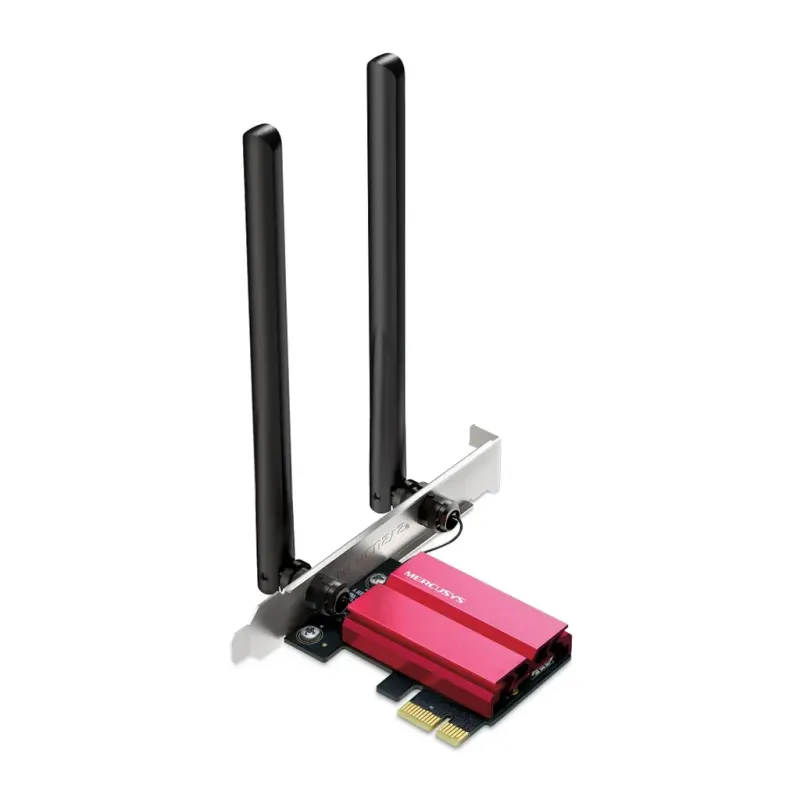 Ασύρματη Κάρτα Δικτύου Wi-Fi 6E AXE5400 Bluetooth 5.3 PCIe Mercusys MA86XE V2 Ασύρματη Κάρτα Δικτύου Wi-Fi 6E AXE5400 Bluetooth 5.3 PCIe Mercusys MA86XE V2