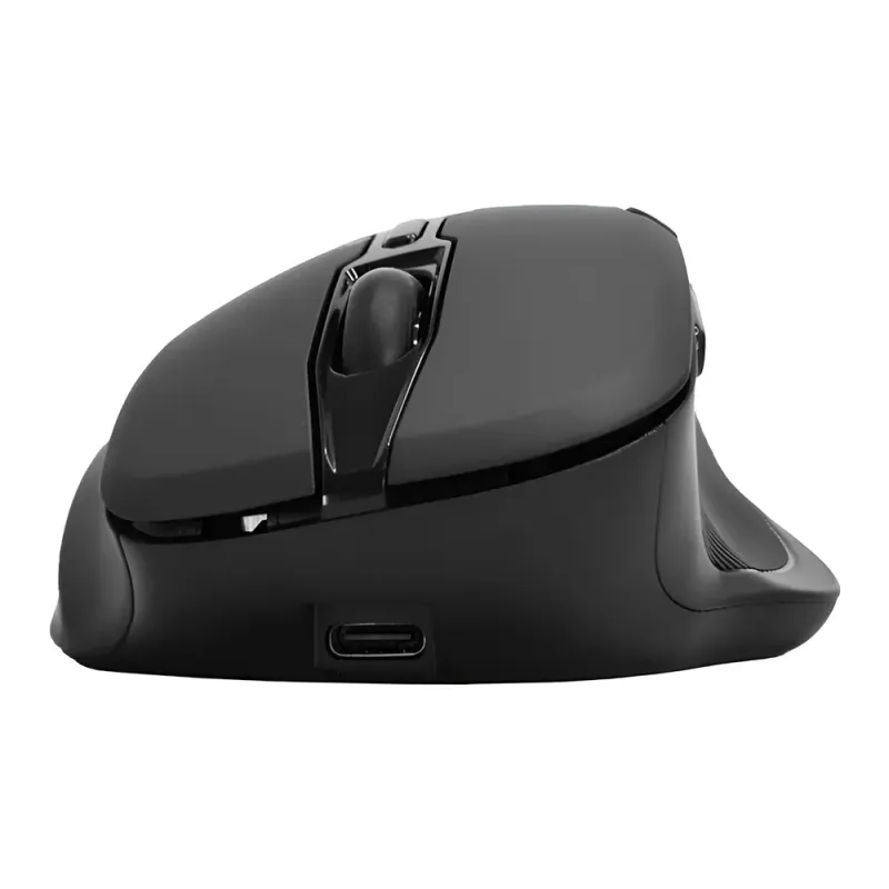 Ασύρματο Ποντίκι Επαναφορτιζόμενο USB 1600DPI Μαύρο POWERTECH PT-1288