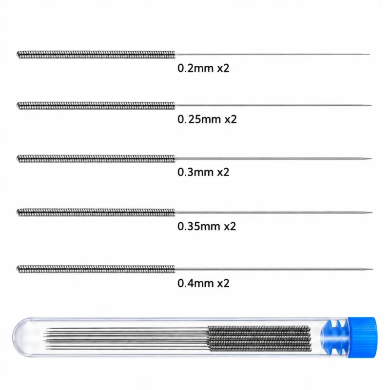 Βελόνες Καθαρισμού Ακροφυσίων 3D Εκτυπωτή Nozzle Cleaning Kit 0.2-0.4mm 10τμχ Βελόνες Καθαρισμού Ακροφυσίων 3D Εκτυπωτή Nozzle Cleaning Kit 0.2-0.4mm 10τμχ