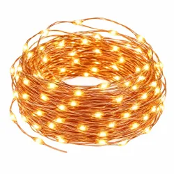 Χριστουγεννιάτικα Λαμπάκια LED Πρίζας 10m 100 LED Θερμό Λευκό Modee ML-C2007 Χριστουγεννιάτικα Λαμπάκια LED Πρίζας 10m 100 LED Θερμό Λευκό Modee ML-C2007
