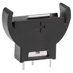 CR2032 Κάθετη Βάση Μπαταρίας 3 Pin Πλαστική Υποδοχή Coin Cell