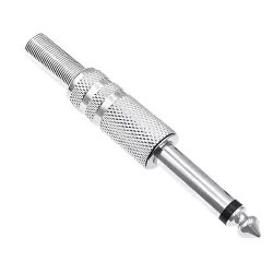 Φις 6.3mm Mono Αρσενικό Μεταλλικό Για Καλώδιο