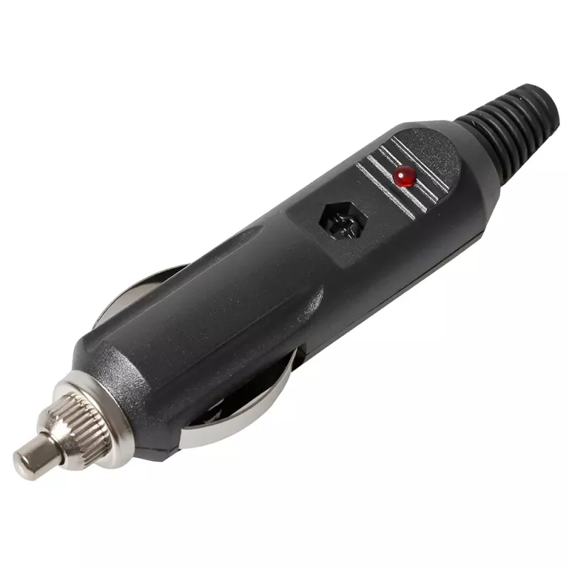 Φις Αναπτήρα Αυτοκινήτου Αρσενικό 12V Με Ασφάλεια 3A