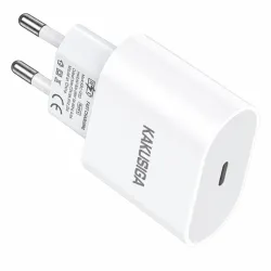 Φορτιστής Κινητού USB-C 20W Γρήγορης Φόρτισης Λευκός Kakusiga KSC-1223