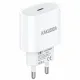 Φορτιστής Κινητού USB-C 20W Γρήγορης Φόρτισης Λευκός Kakusiga KSC-1223 Φορτιστής Κινητού USB-C 20W Γρήγορης Φόρτισης Λευκός Kakusiga KSC-1223