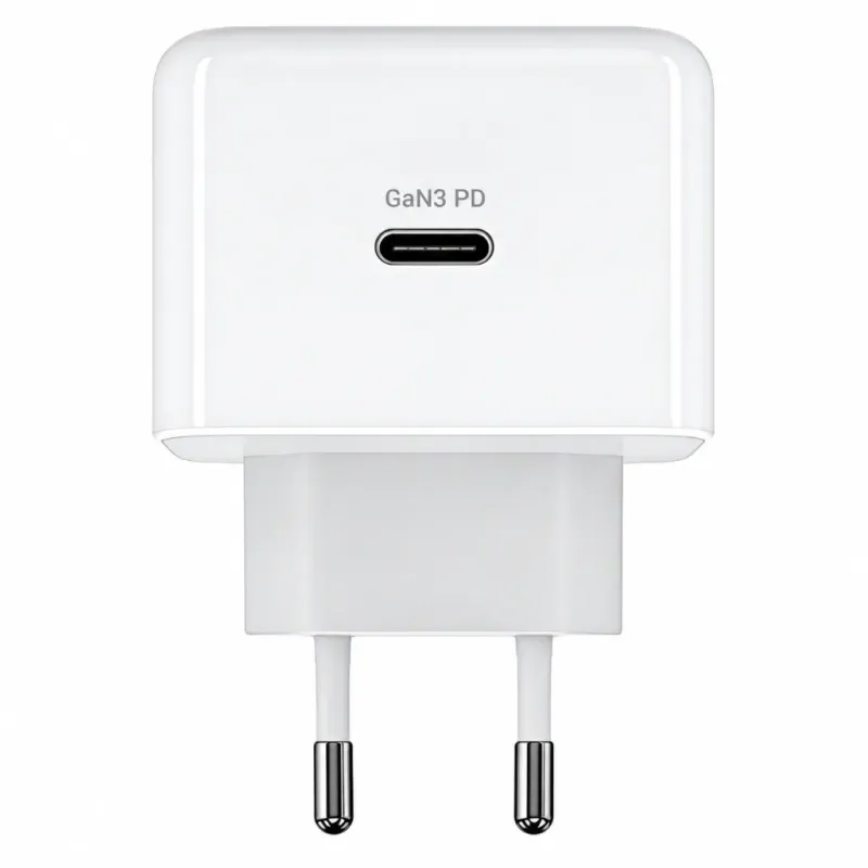Φορτιστής Κινητού USB-C 60W Γρήγορης Φόρτισης GaN3 PD 3.2 AVS Με Καλώδιο USB-C Powertech PT-1581 Φορτιστής Κινητού USB-C 60W Γρήγορης Φόρτισης GaN3 PD 3.2 AVS Με Καλώδιο USB-C Powertech PT-1581