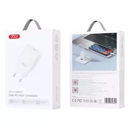 Φορτιστής Κινητού USB-C 20W Γρήγορης Φόρτισης Λευκός PD XO L126