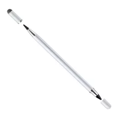 Γραφίδα 3 σε 1 Για Οθόνες Αφής Υψηλής Ακρίβειας Λευκή Stylus Touch Screen