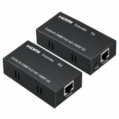 HDMI Extender 60m Μέσω CAT5e/CAT6 Full HD 1080p 3D Μεταλλικό ATC HDTV-60M