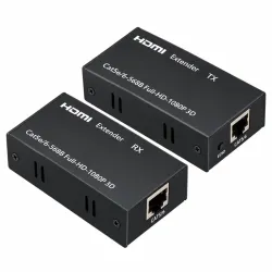 HDMI Extender 60m Μέσω CAT5e/CAT6 Full HD 1080p 3D Μεταλλικό ATC HDTV-60M