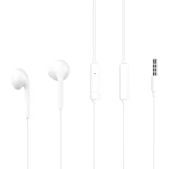 Handsfree Ακουστικά 3.5mm In-Ear Με Μικρόφωνο Λευκά CELEBRAT G12