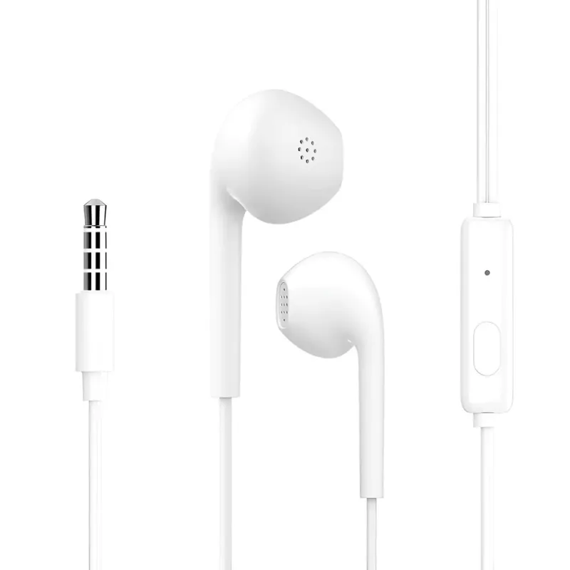 Handsfree Ακουστικά 3.5mm In-Ear Με Μικρόφωνο Λευκά CELEBRAT G12