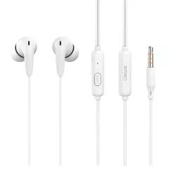 Handsfree Ακουστικά 3.5mm In-Ear Με Μικρόφωνο Λευκά CELEBRAT G26