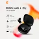 Handsfree Ακουστικά Bluetooth Με Θήκη Φόρτισης Μαύρα Xiaomi Redmi Buds 6 Play