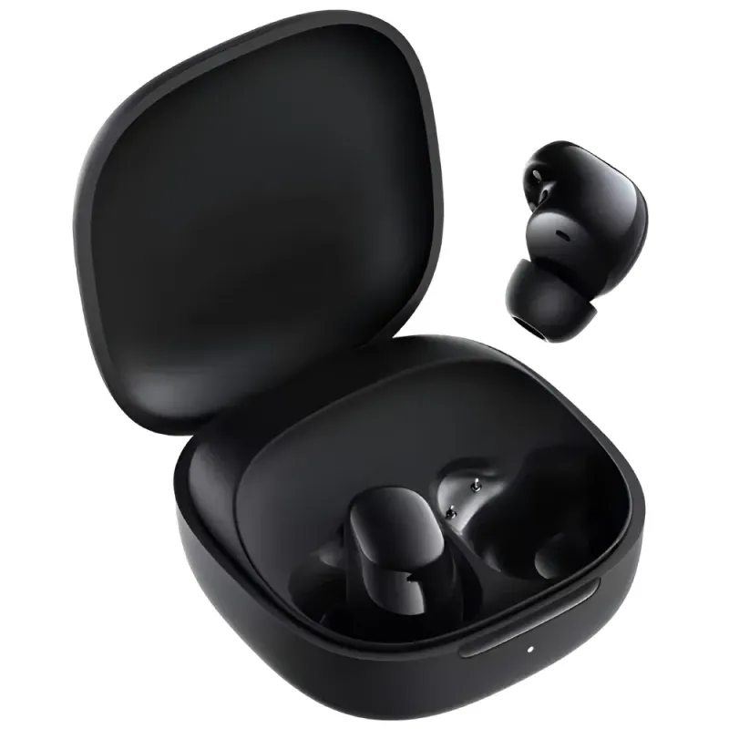 Handsfree Ακουστικά Bluetooth Με Θήκη Φόρτισης Μαύρα Xiaomi Redmi Buds 6 Play