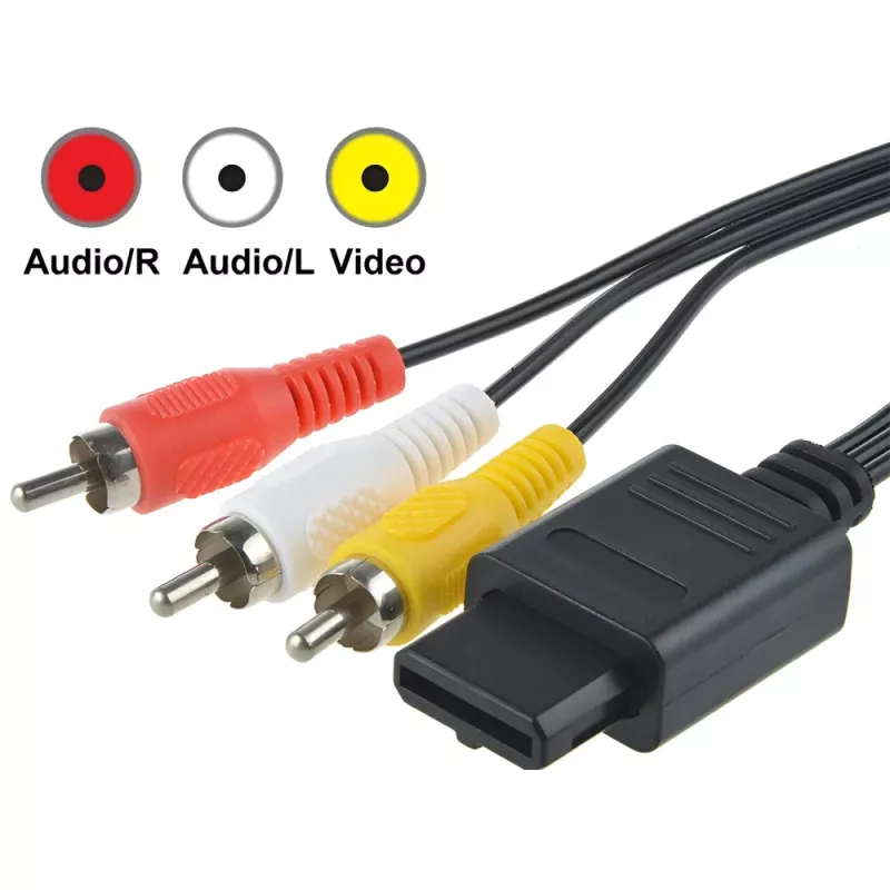 Καλώδιο AV Composite 1.8m Για Nintendo N64 - GameCube - SNES Καλώδιο AV Composite 1.8m Για Nintendo N64 - GameCube - SNES