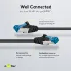 Καλώδιο Δικτύου Cat 6A S/FTP RJ45 500MHz 3m Μαύρο GOOBAY 93787
