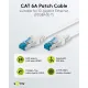 Καλώδιο Δικτύου Cat 6A S/FTP RJ45 500MHz 5m Λευκό GOOBAY 93823
