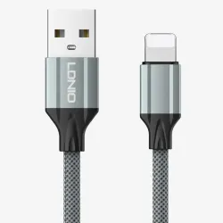 Καλώδιο Φόρτισης Lightning Σε USB-A 2.4A 2m Γκρι LDNIO LS442