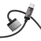 Καλώδιο Φόρτισης MacBook USB-C Σε MagSafe 3 100W 2m Μαύρο XO NB287 Καλώδιο Φόρτισης MacBook USB-C Σε MagSafe 3 100W 2m Μαύρο XO NB287