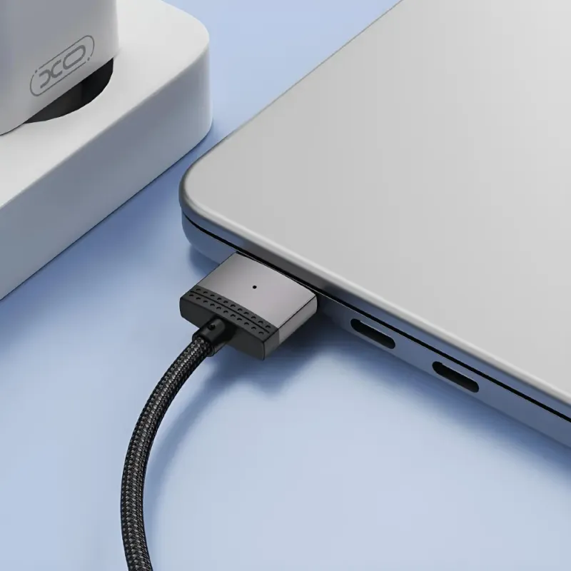 Καλώδιο Φόρτισης MacBook USB-C Σε MagSafe 3 100W 2m Μαύρο XO NB287 Καλώδιο Φόρτισης MacBook USB-C Σε MagSafe 3 100W 2m Μαύρο XO NB287
