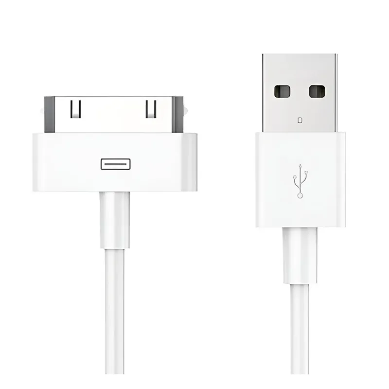 Καλώδιο Φόρτισης USB 2.0 Για Apple 30-Pin 1m Λευκό Powertech CAB-U024