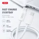 Καλώδιο Φόρτισης USB-C Σε USB-C 60W 1m Λευκό XO NB-Q260A